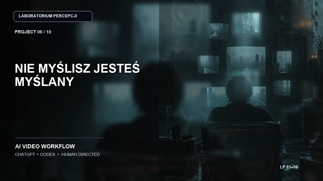 Nie myślisz, jesteś myślany