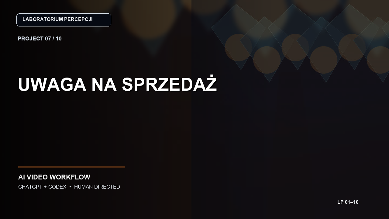 Uwaga na sprzedaż
