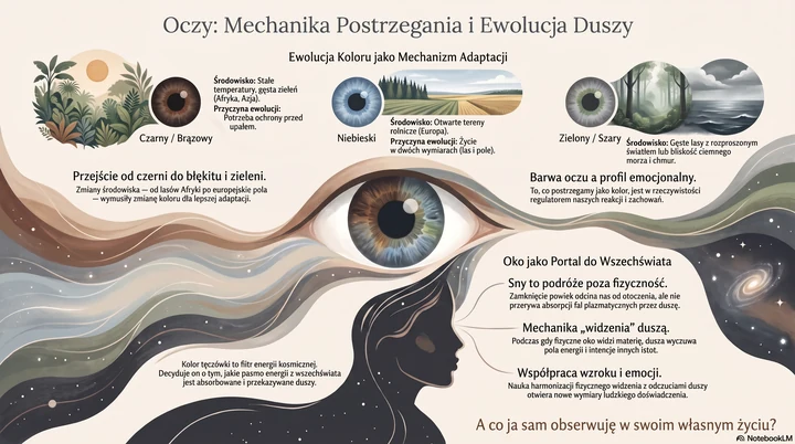 Ewolucja koloru oczu i dusza