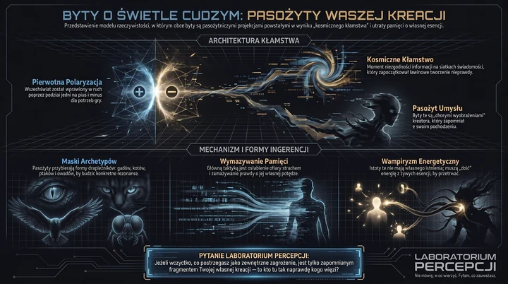 Byty o świetle cudzym: pasożyty własnej kreacji