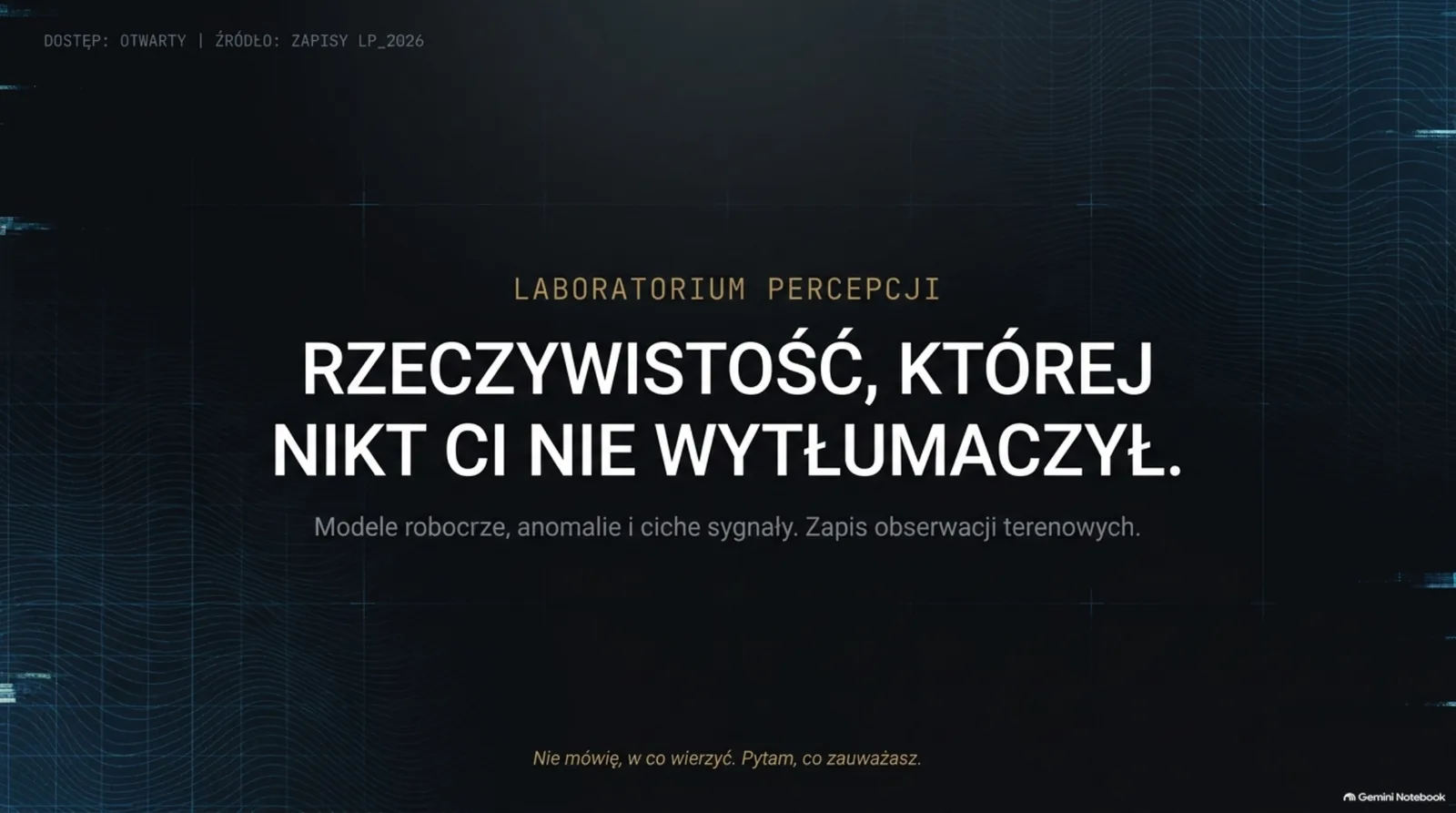Rzeczywistość, której nikt ci nie wytłumaczył